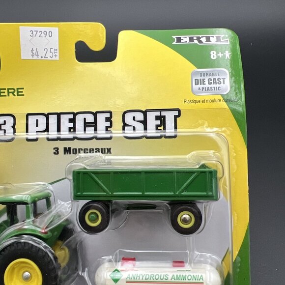 2004 ERTL John Deere 3 Piece Tractor Trailer Trail Set, #37290A, NOS - Picture 3 of 12